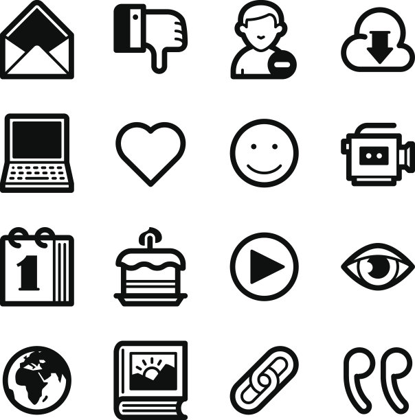 社交媒体图标集2 - sima系列图片下载