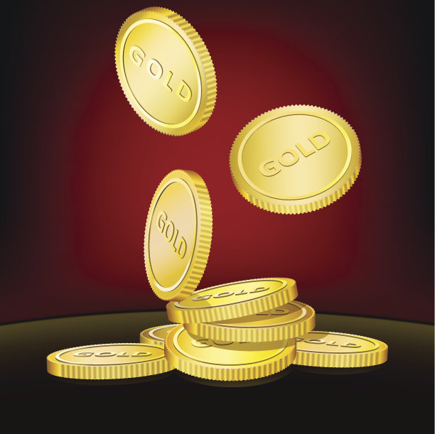 红色金币图片下载