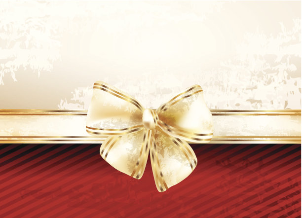 带丝带的圣诞背景图片下载