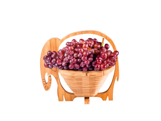 木篮子里的红葡萄图片下载