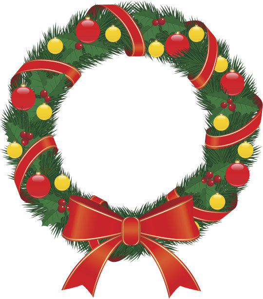 圣诞花环图片下载