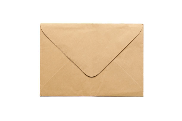 信封。灰色和旧字母孤立在白色图片下载