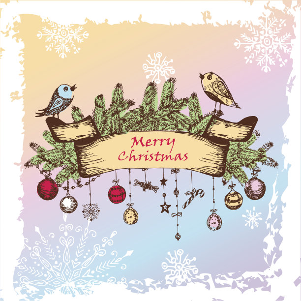 抽象的圣诞帧图片下载