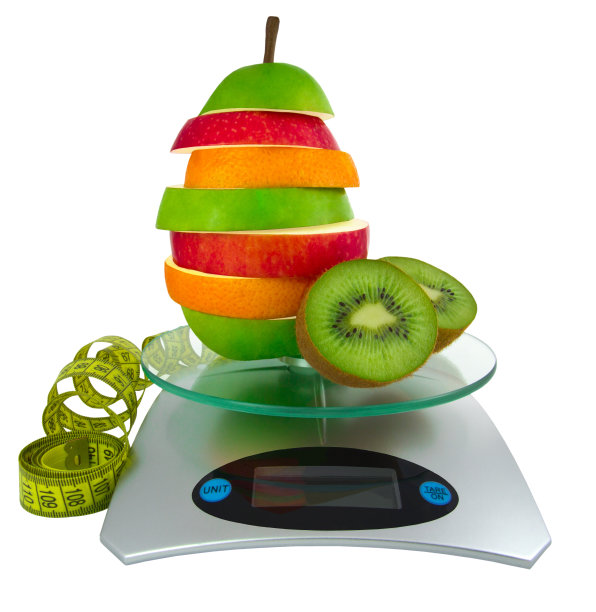 白色背景上的混合水果图片下载