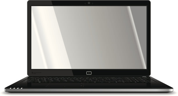 笔记本正面视图图片下载