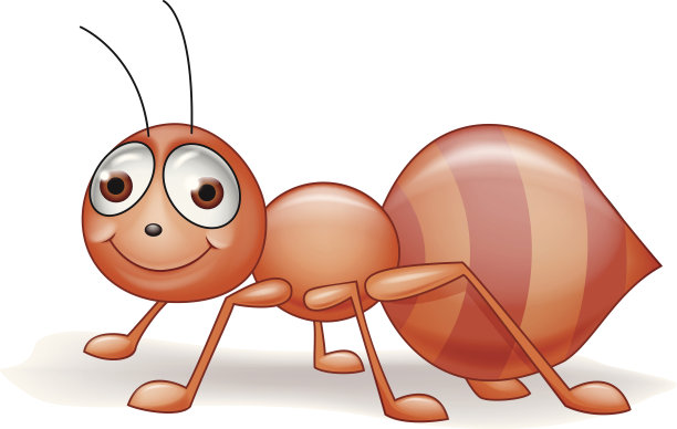 快乐的蚂蚁卡通图片下载