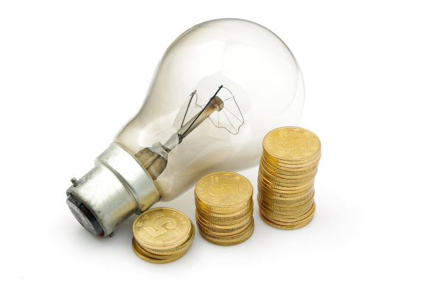 灯泡和金钱图片下载