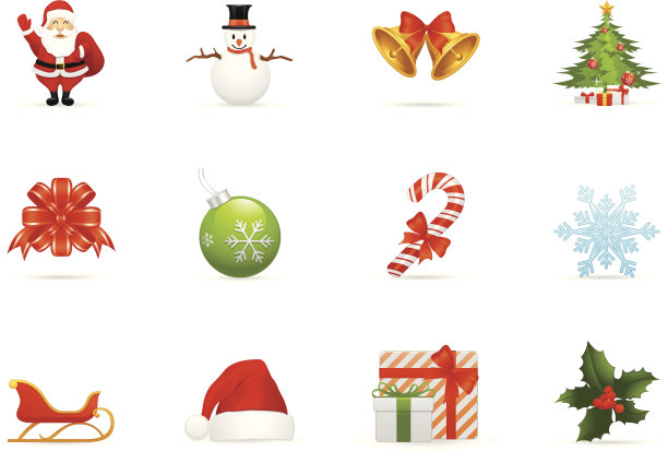 圣诞节图标设置图片下载
