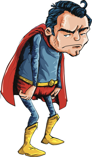 抑郁的超人图片下载