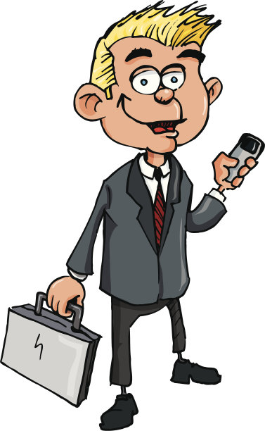 卡通的推销员图片下载