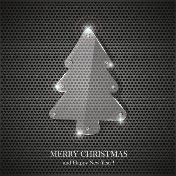 玻璃圣诞树图片下载