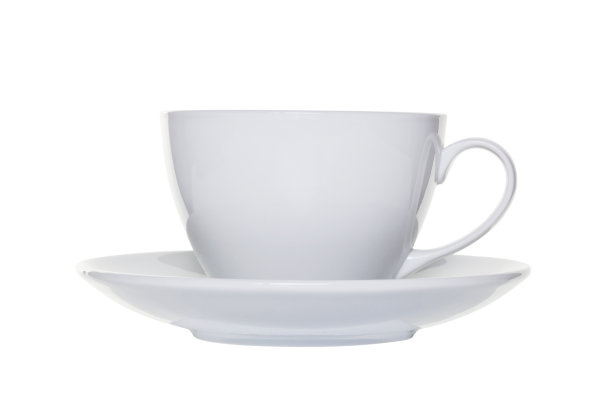 白色茶杯和茶碟图片下载