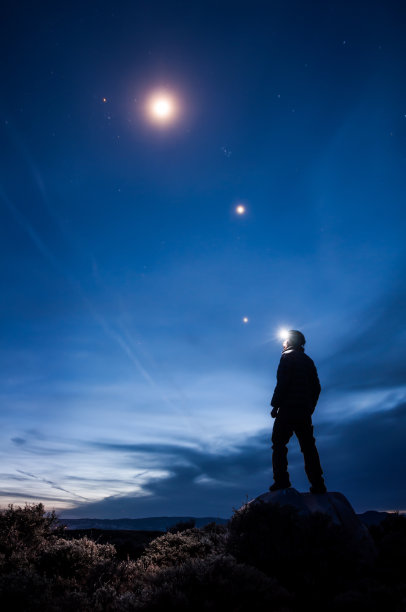 凝视星空图片下载