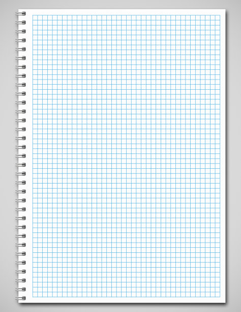 螺旋笔记本A4，包括剪切路径图片下载