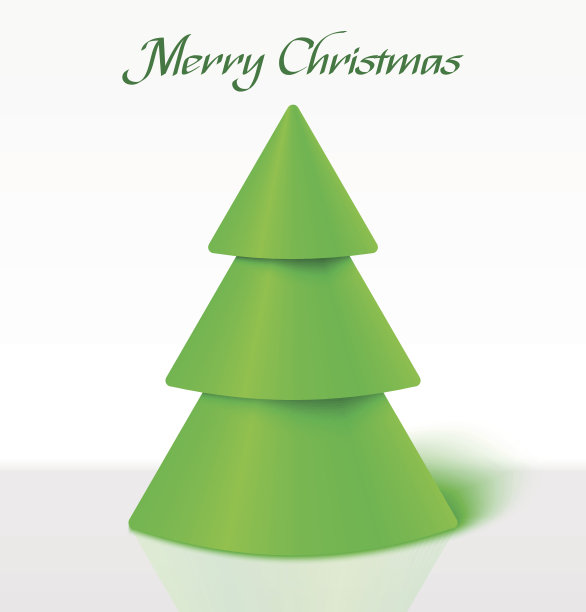 绿色圣诞树图片下载