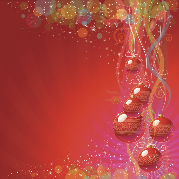 丰富多彩的圣诞背景图片下载