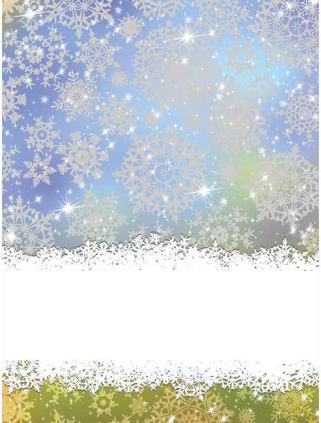 优雅的背景与雪花。EPS 8图片下载