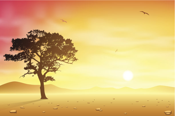 沙漠景观素材图片