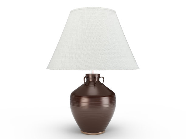 一个陶瓷灯。三维演示图片下载