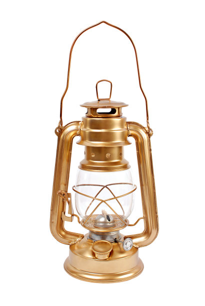 一盏白色的汽油灯。图片下载