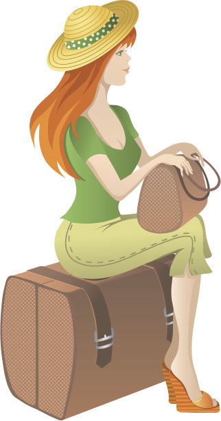 女孩旅行者图片下载
