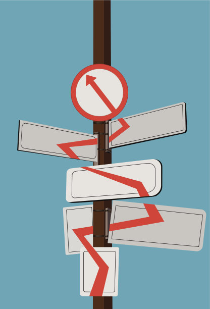 向量路标图片下载