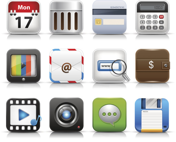 矢量应用图标集图片下载