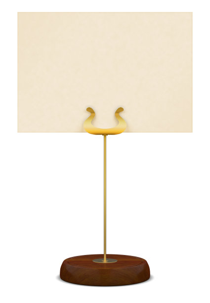 金色的桌子与木制底座图片下载