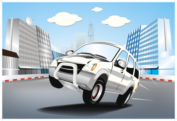 城市中的汽车图片下载