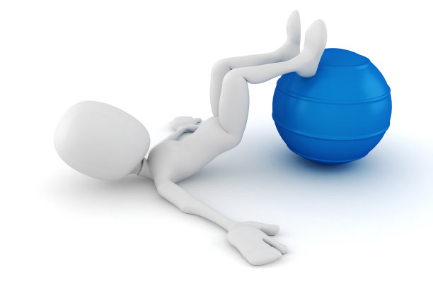 立体人体有氧训练图片下载