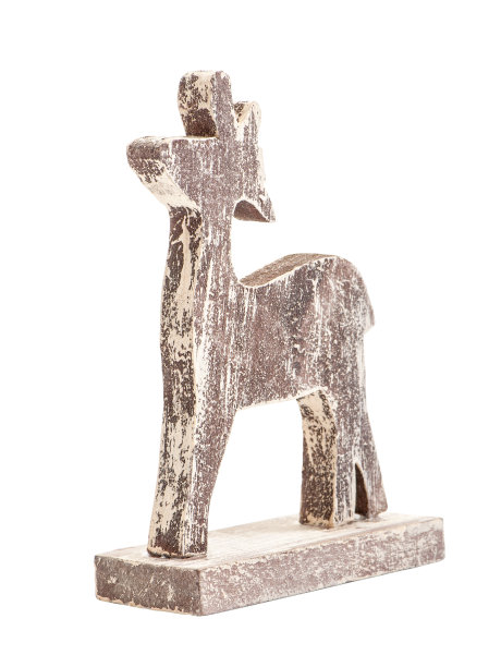 圣诞鹿小雕像图片下载