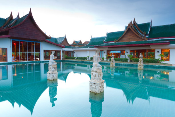 泰国的东方风格建筑图片下载