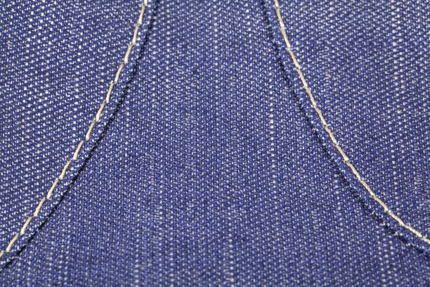 深蓝色牛仔裤织物纹理与针图片下载