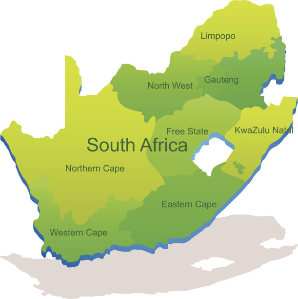 南非地图图片下载