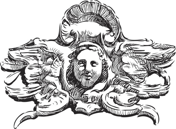 刊头的古董图片下载