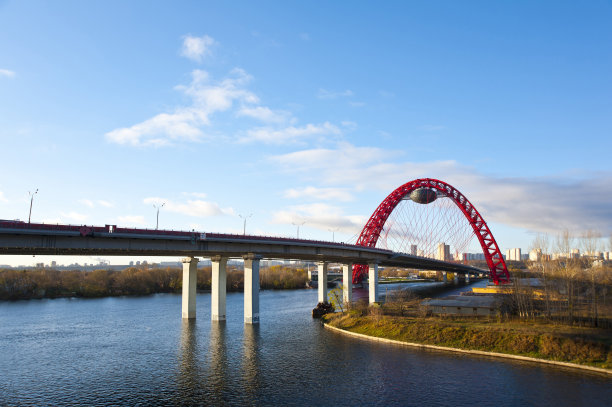 莫斯科的红桥。图片下载