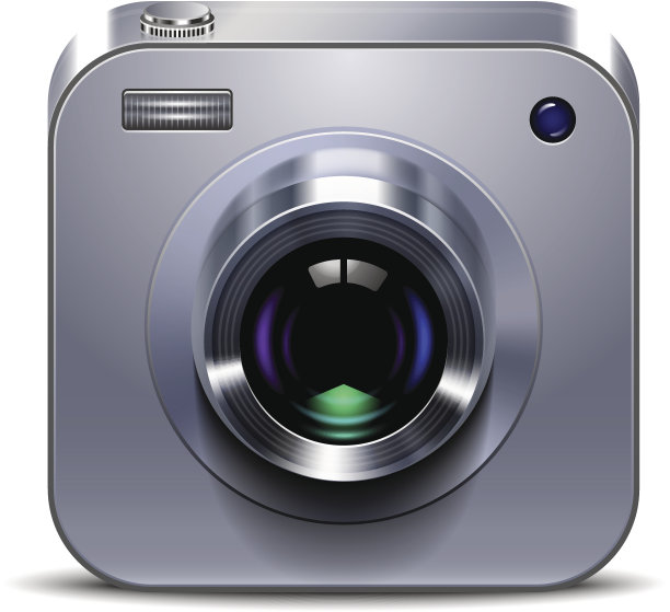 金属摄像头图标图片下载