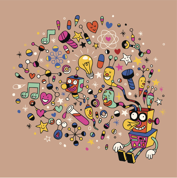 卡通机器人图片下载