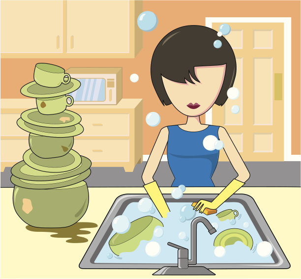 洗碗图片下载