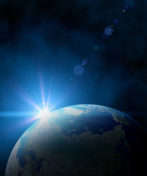 太空中的地球图片下载