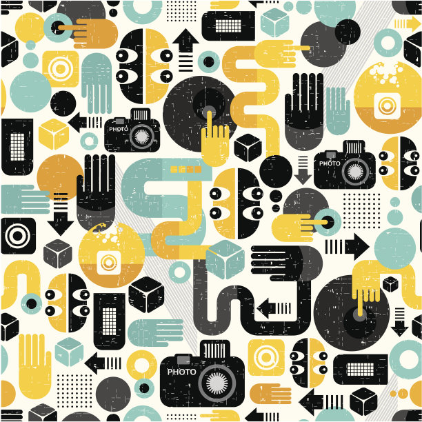 照片man无缝图案。图片下载