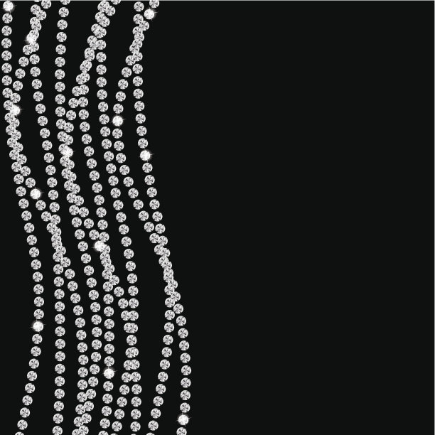 抽象美丽的黑色钻石背景矢量插图图片下载