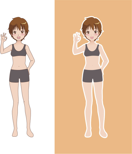 年轻女子做运动图片下载