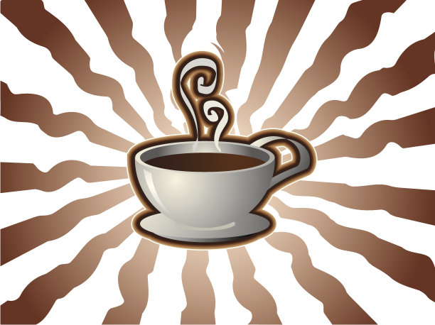 闪亮的咖啡杯图片下载