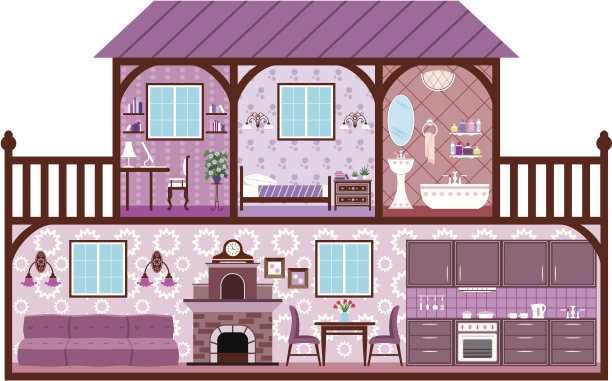 剪破的房子图片下载