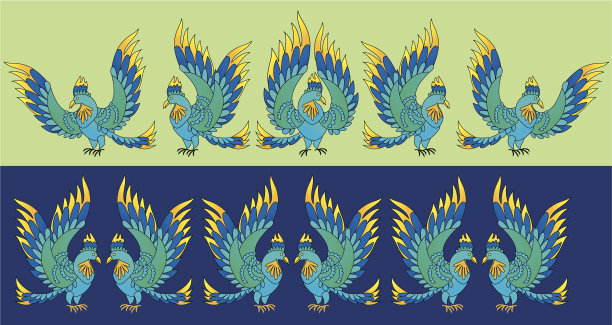 童话中的埃及凤凰鸟图片下载