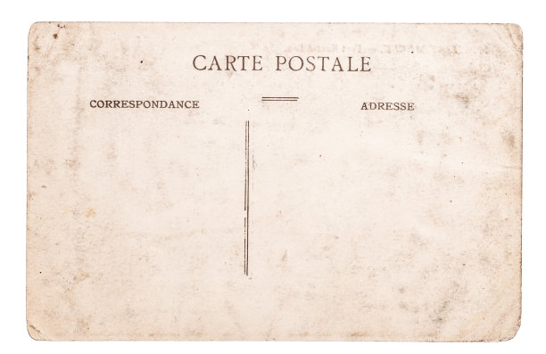 旧明信片。图片下载