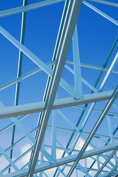 新房屋建筑框架。图片下载