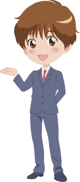 穿着西装的男孩图片下载