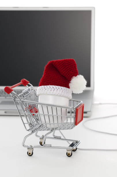 圣诞节网上购物图片下载